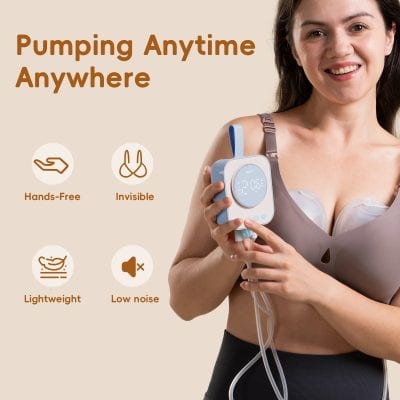 Wireless breastfeeding pump for convenient, hands-free, and discreet use, featuring lightweight design and low noise operation. Perfect for busy moms seeking reliable lactation support anywhere.