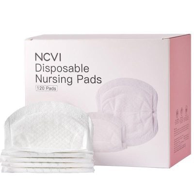 Disposable nursing pads for healthcare and maternity use, bulk packs of 120, absorbent, soft, and hygienic for breastfeeding mothers, available at Monalisa Store.