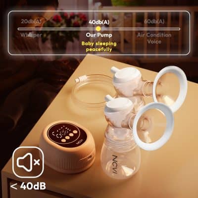 High-quality breast pump with comfortable silicone flanges, designed for breast milk expression, ideal for new mothers seeking efficient and gentle milk pumping at Monalisa Medical Store.