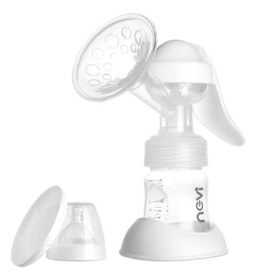 Silicone breast pump with ergonomic design, portable and easy to use for expressing and collecting breast milk, compatible with milk storage bottles, ideal for breastfeeding moms.