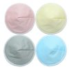 Soft pastel-colored eco-friendly cotton pads for facial care, skincare routines, and beauty treatments, available at Monalisa Store for gentle cleansing and makeup removal.