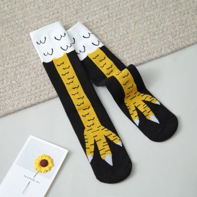 Colorful tiger themed socks for women and men, perfect for cozy daily wear or as a fun gift, featuring vibrant yellow, black, and white design, available at Monalisa Store.