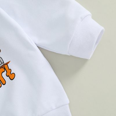 Comfortable white sweatshirt with Monalisa Medical branding, perfect for medical professionals and staff uniforms.