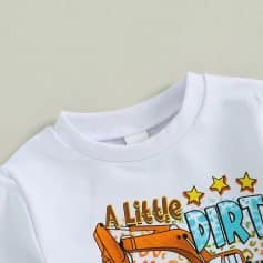A Little Detective graphic t-shirt for kids with colorful star and magnifying glass design, perfect for children's casual wear and playful fashion.