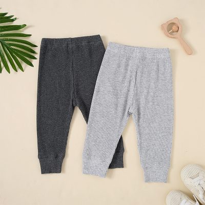 Soft knit toddler pants set in gray and black, comfortable and stylish loungewear for kids, ideal for everyday wear and outdoor play, perfect for parents seeking quality children's clothing from Monalisa Store.