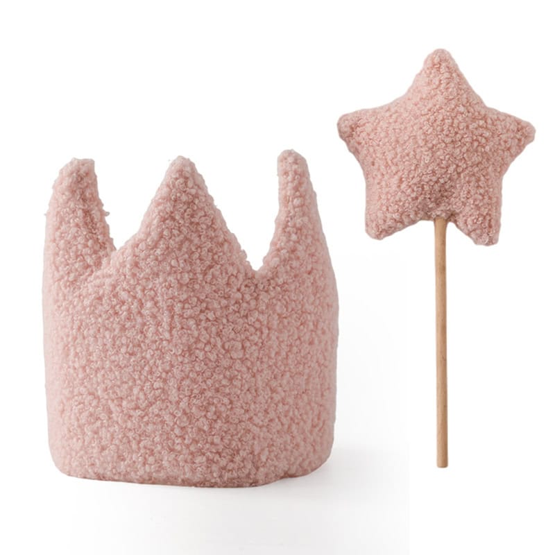 2pcs Crown Set Pink
