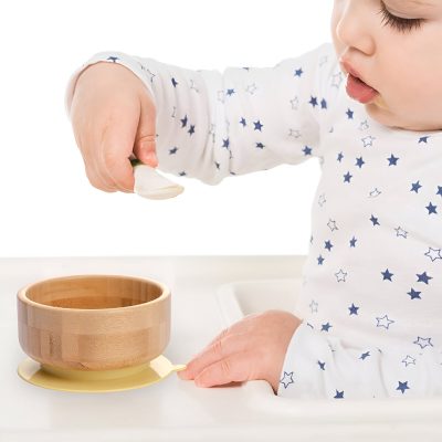 Monalisa store baby feeding utensils, natural wood bowls and feeding spoons, safe and eco-friendly baby feeding accessories, ideal for infants and toddlers, premium quality baby tableware for healthy feeding habits.