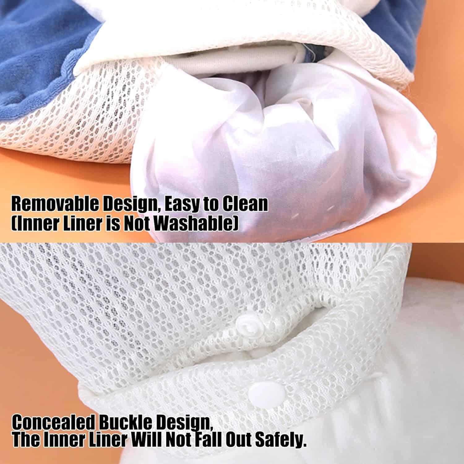 Removable inner liner for easy cleaning, not washable, ideal for optometry and eyewear protection.