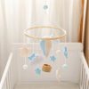 Soft plush baby mobile with stars and clouds, ideal for nursery decor and infant soothing, available at Monalisa Store for baby care and comfort.