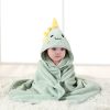 Soft plush baby hooded towel with unicorn design, perfect for bath time and to keep your little one warm. Made from high-quality, absorbent material for comfortable, stylish dressing.
