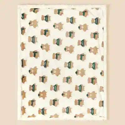 Cute bear pattern rug with