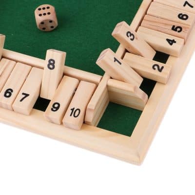 Wooden dominoes game set for adult and family entertainment, high-quality wooden blocks with numbered faces, perfect for traditional tabletop gaming, Monalisa Store.