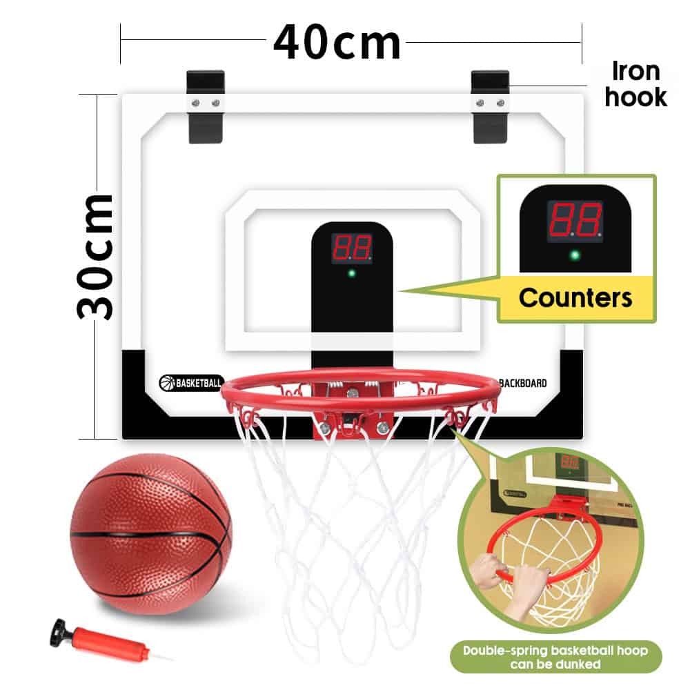 Basketball board with count