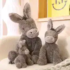 Fluffy stuffed animal bunnies, plush toy gifts, adorable bunny plushies for kids and adults, cozy home decor from Monalisa Store.