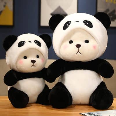 Soft plush panda bear stuffed toys, cute and cuddly, ideal for children and panda lovers, perfect for gifts or home decor, high-quality and huggable.
