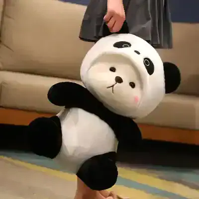 Super cute panda plush toy with a soft, cuddly design perfect for children and collectors.