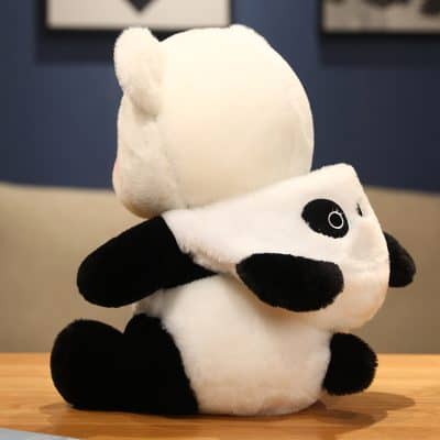 Panda plush toy, adorable stuffed animal, soft panda bear, cute panda plushie for kids and adults, Monalisa Store gift idea, high-quality plush panda for cuddling and decoration.