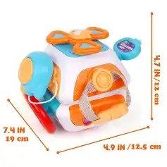 Colorful baby toy with aircraft design for early childhood development, featuring educational elements and interactive features, ideal for infants and toddlers.