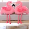 Flamingo plush toys, pink stuffed animal decor, cute sofa accessories, novelty home decor, soft plush flamingo pillows for living room or bedroom.
