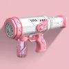 Pink toy gun with sci-fi design, perfect for children or cosplay accessories.