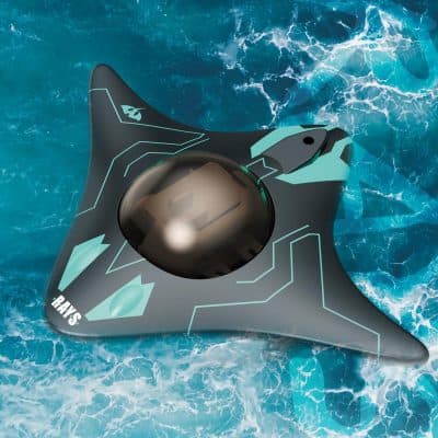 High-tech personal watercraft medical device, designed for aquatic rescue and emergency situations, featuring advanced safety features and robust construction for water environment durability.