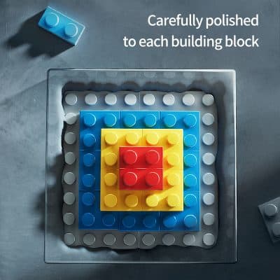 Lego building blocks for construction therapy at Monalisa Store, enhances focus, fine motor skills, and creative play for children and adults.
