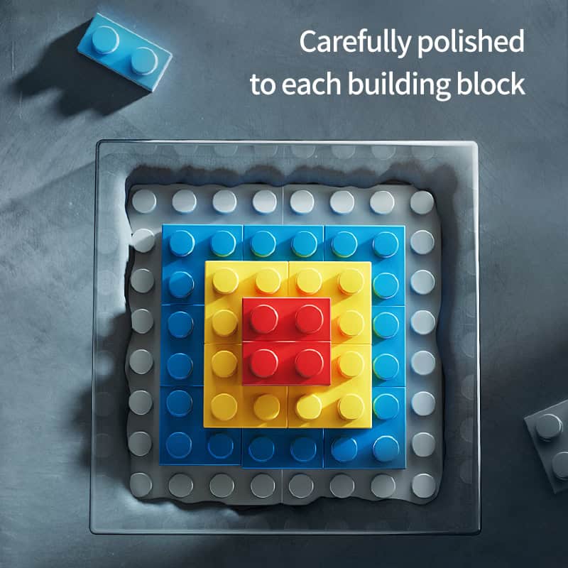 Lego building blocks for construction therapy at Monalisa Store, enhances focus, fine motor skills, and creative play for children and adults.