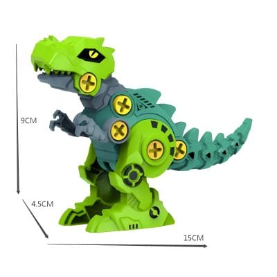 Colorful electronic dinosaur toy with adjustable parts, perfect for kids' entertainment and education, available at Monalisa Store.