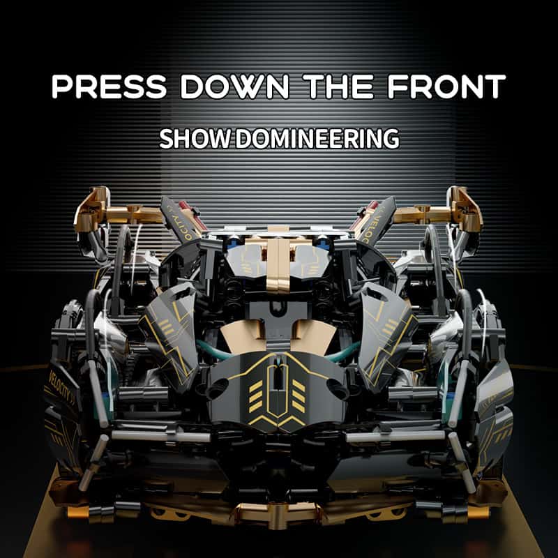 Press down the front of the racing car for show dominating performance and speed at Monalisa Store.