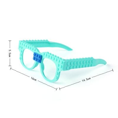 Colorful silicone grip glasses for kids with textured temples and nose pads for comfort, ideal for children’s eye protection and vision care, available at Monalisa Store.