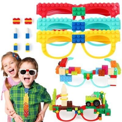 Colorful LEGO Kids Eyeglasses Building Set for Children, Fun Educational Toy, Creative Construction Play, Monalisa Store.