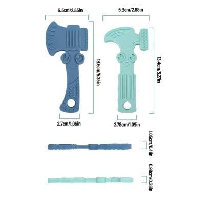 Silicone ice cube tray designed as a playful axe shape with a friendly face, perfect for creating fun-shaped ice for parties or beverages. Flexible, durable, and easy to use.