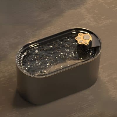 Silicone gel humidifier with golden paw detail, portable and modern device for skin and eye hydration, ideal for skincare routines and soothing dry skin, featured at Monalisa Store for beauty and health enhancement.