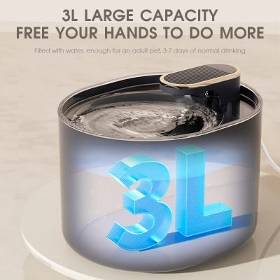 3D large capacity humidifier with LED display, easy to refill, perfect for home or office moisture control. Offers 3L water capacity to ensure continuous operation for several days.