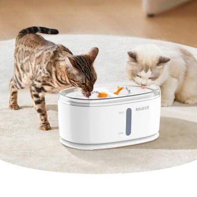 Brighten your pet's health with Monalisa Store's advanced ultrasonic pet water fountain for optimal hydration and wellness. Perfect for cats and small dogs.