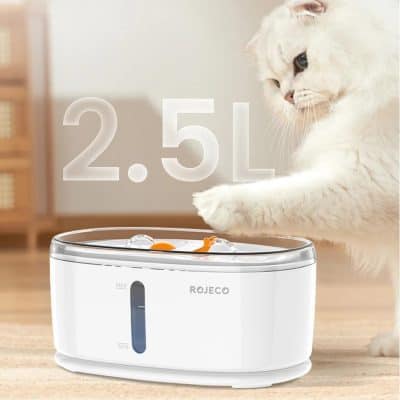 Auto humidifier, 2.5L capacity, white compact humidifier for pet and home use, perfect for improving air quality and adding moisture to indoor environments.