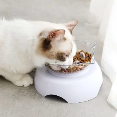 High-quality cat food in a stylish pet feeder from Monalisa Medical store optimized for pet care and nutrition.