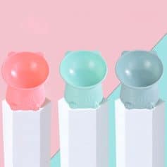 Colorful cat-shaped bowls for kids, playful and functional animal design, perfect for children's dining or snack time, available at Monalisa Medical Store.