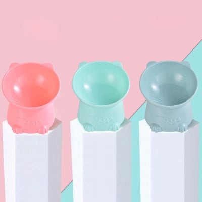 Colorful cat-shaped bowls for kids, playful and functional animal design, perfect for children's dining or snack time, available at Monalisa Medical Store.