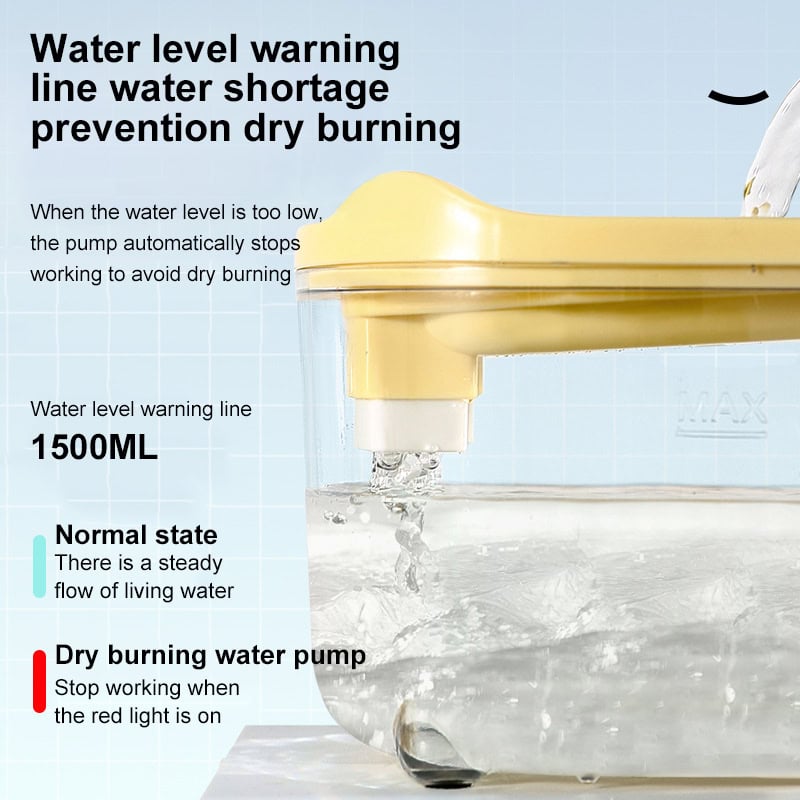 Water level warning line for Monalisa Medical store water dispenser, with focus on dry burning prevention and water shortage alerts for optimal health and hygiene.
