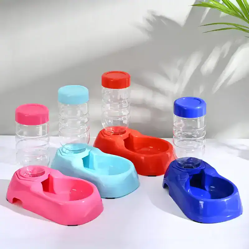 Portable contact lens case with multiple color options for eye care and storage.