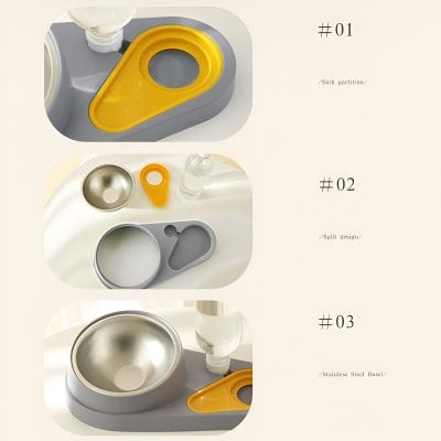 Sink portion for medical disinfection station and sterilization unit.