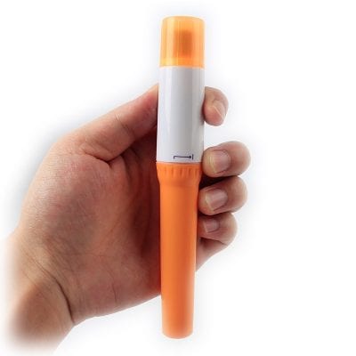 Disposable lancet for blood glucose testing in diabetes management, compact and easy to use. Suitable for accurate finger pricking at home or clinical settings.