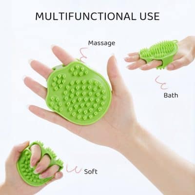 Flexible silicone scalp massager for hair growth, bathing, and relaxation at Monalisa Medical Store. Enhance scalp health with multifunctional massage and gentle shampooing.