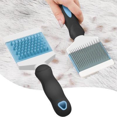 Microblading tools for eyebrow embroidery, featuring precision blades and needles, on a white furry surface. Professional microblading equipment for cosmetic tattooing, eyebrow shaping, and semi-permanent makeup.