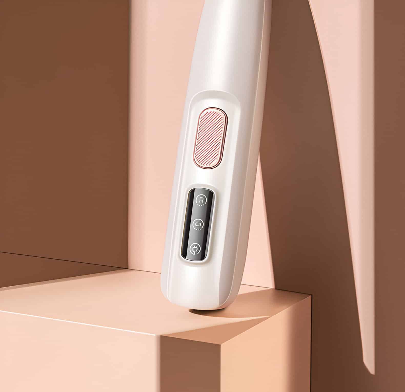 Gentle skin care device for at-home facial treatments with adjustable settings and ergonomic design, perfect for improving skin texture and appearance.