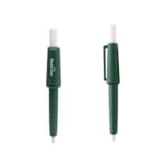 Green highlighter marker with white chisel tip, ideal for marking documents and notes, branded Hitfie, perfect for office and school use.