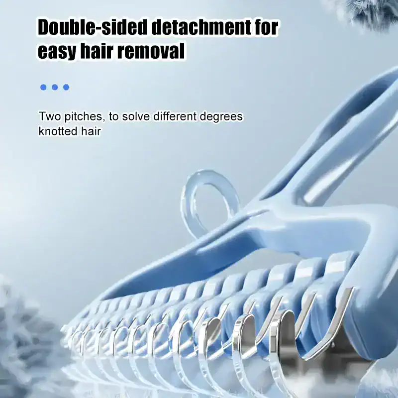 Double-sided hair removal detacher for effective hair removal treatment at Monalisa Store, designed to solve different levels of hair knots with precision and ease.