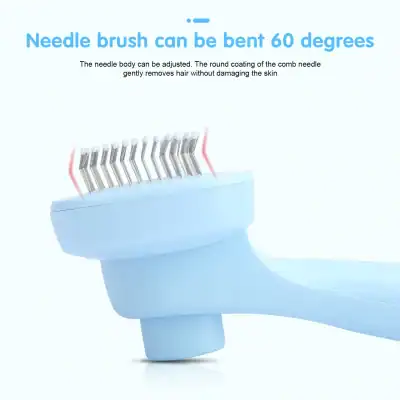 Replace your traditional facial cleansing brush with this gentle, adjustable needle brush designed for safe and effective skin care, perfect for sensitive skin types.