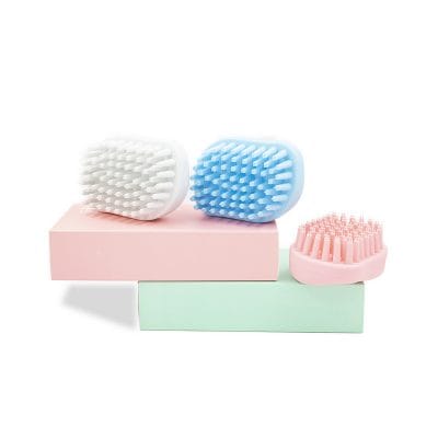 Massage facial cleansing brushes for exfoliating and improving skin texture, available at Monalisa Store, designed with soft silicone bristles for gentle skincare.